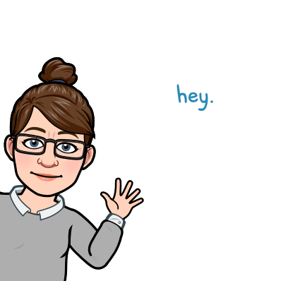 Head-and-shoulders of cartoon Kathryn (KC Reads) smiling and looking at the camera; seated against a simple neutral background; tone warm and approachable